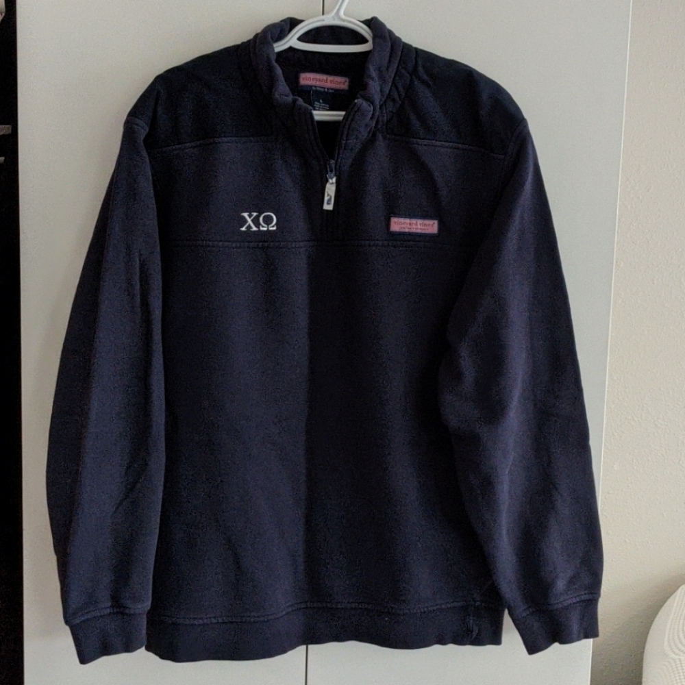 Chi Omega Vineyard Vines Quarter Zip